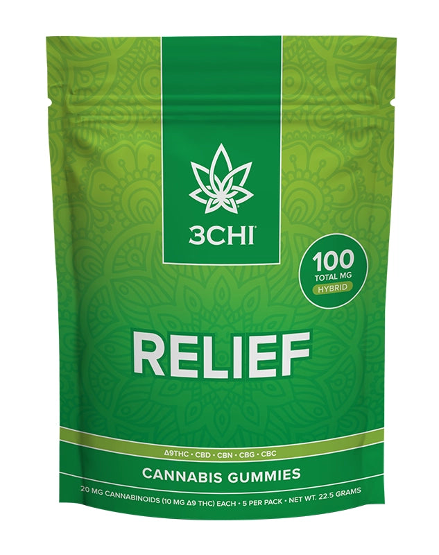 Relief Gummies (3chi) – Natural D9 THC Blends