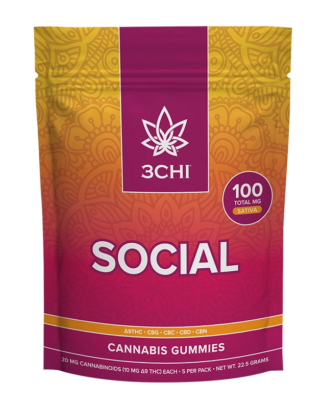 Social Gummies (3chi) – Natural D9 THC Blends