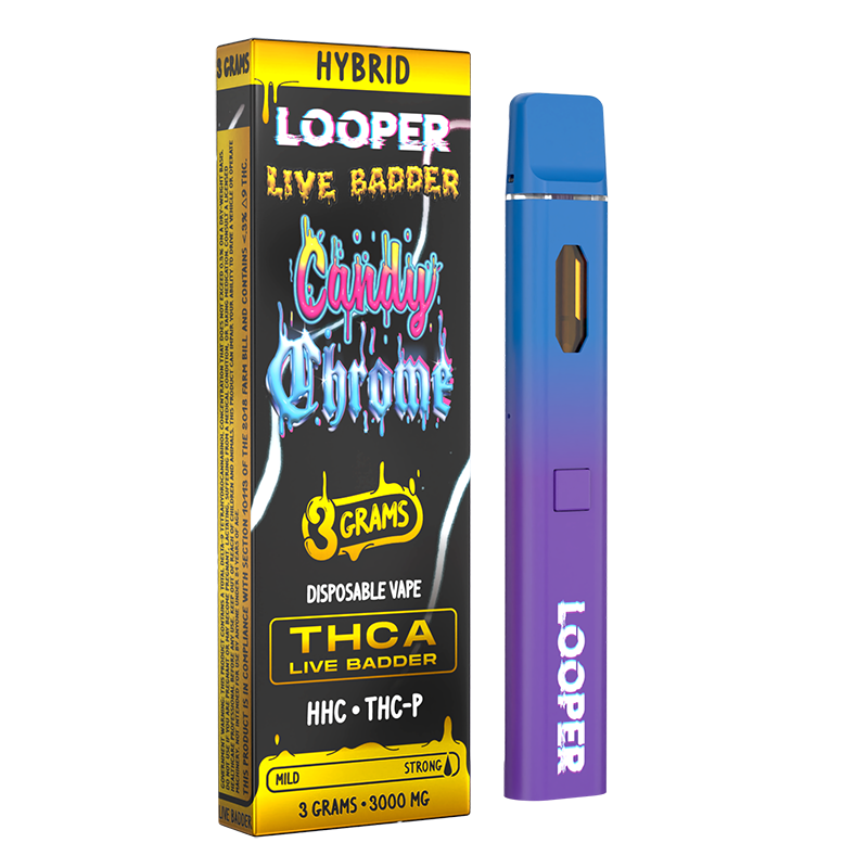 Live Badder 3g Disposable: Candy Chrome