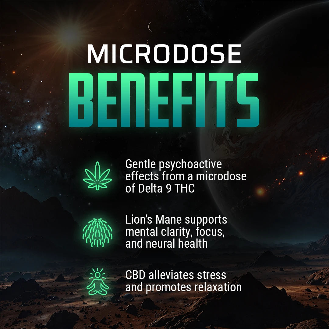 Moonwlkr Microdose Gummies (THC-CBD)