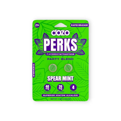Dozo PERKS 7-HYDROXYMITRAGYNINE | 2ct (40 mg Per Pack)