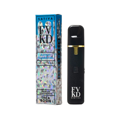 3.5g Sativa FVKD Alaskan Thunder THCA Rosin Vape Pen