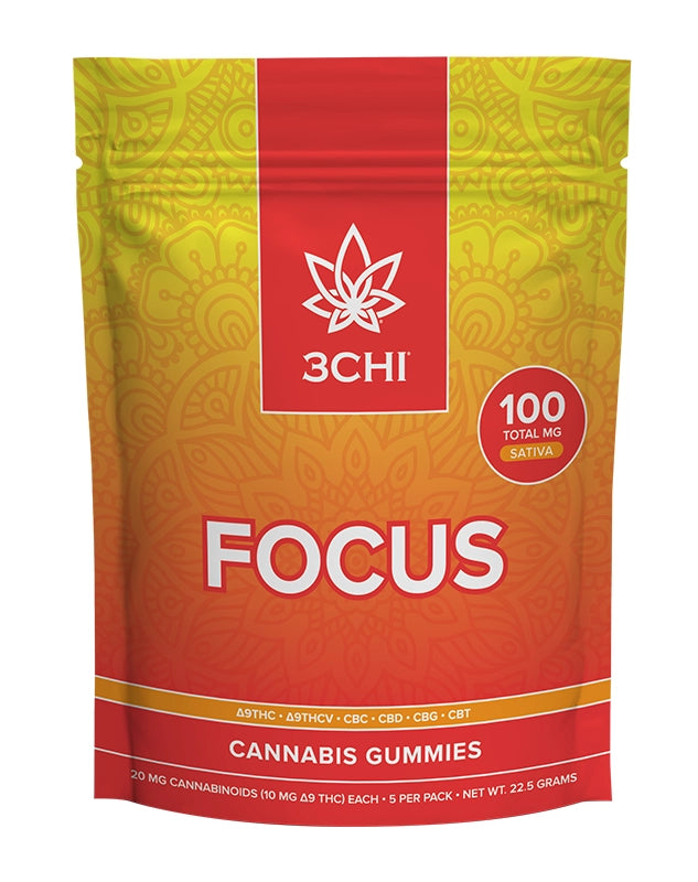 Focus Gummies (3chi) – Natural D9 THC Blends