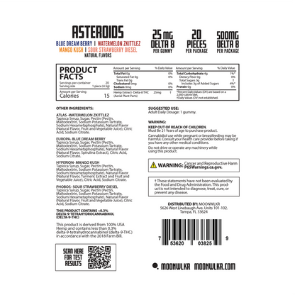 Moonwlkr - D8 THC Gummies