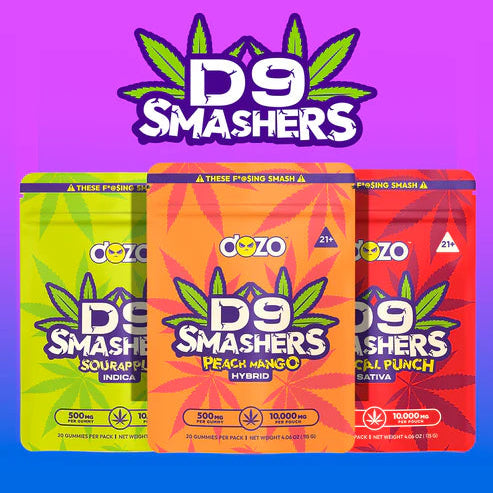 Dozo d9 Smashers gummies main Image