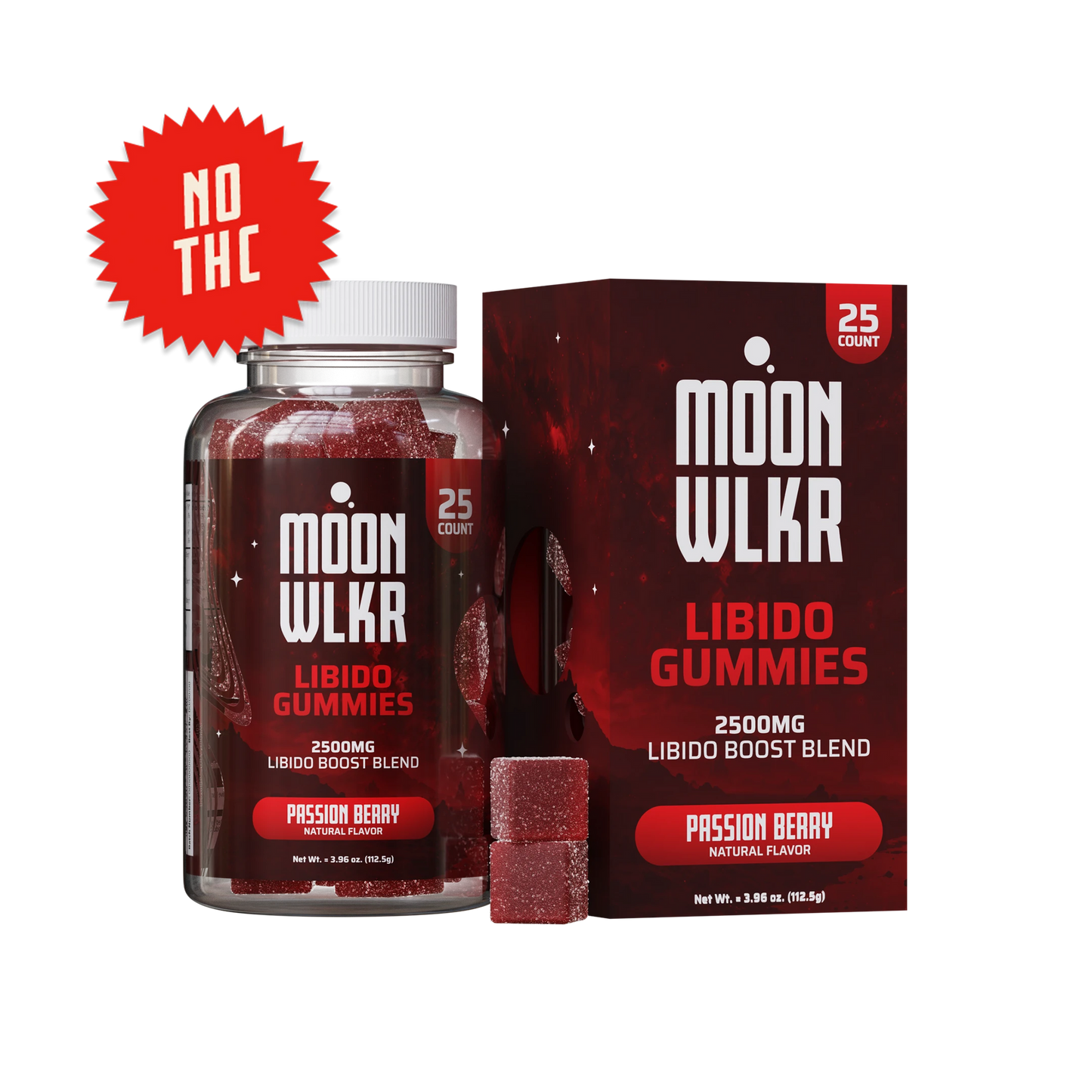 Moonwlkr - Libido Gummies (Passion Berry)