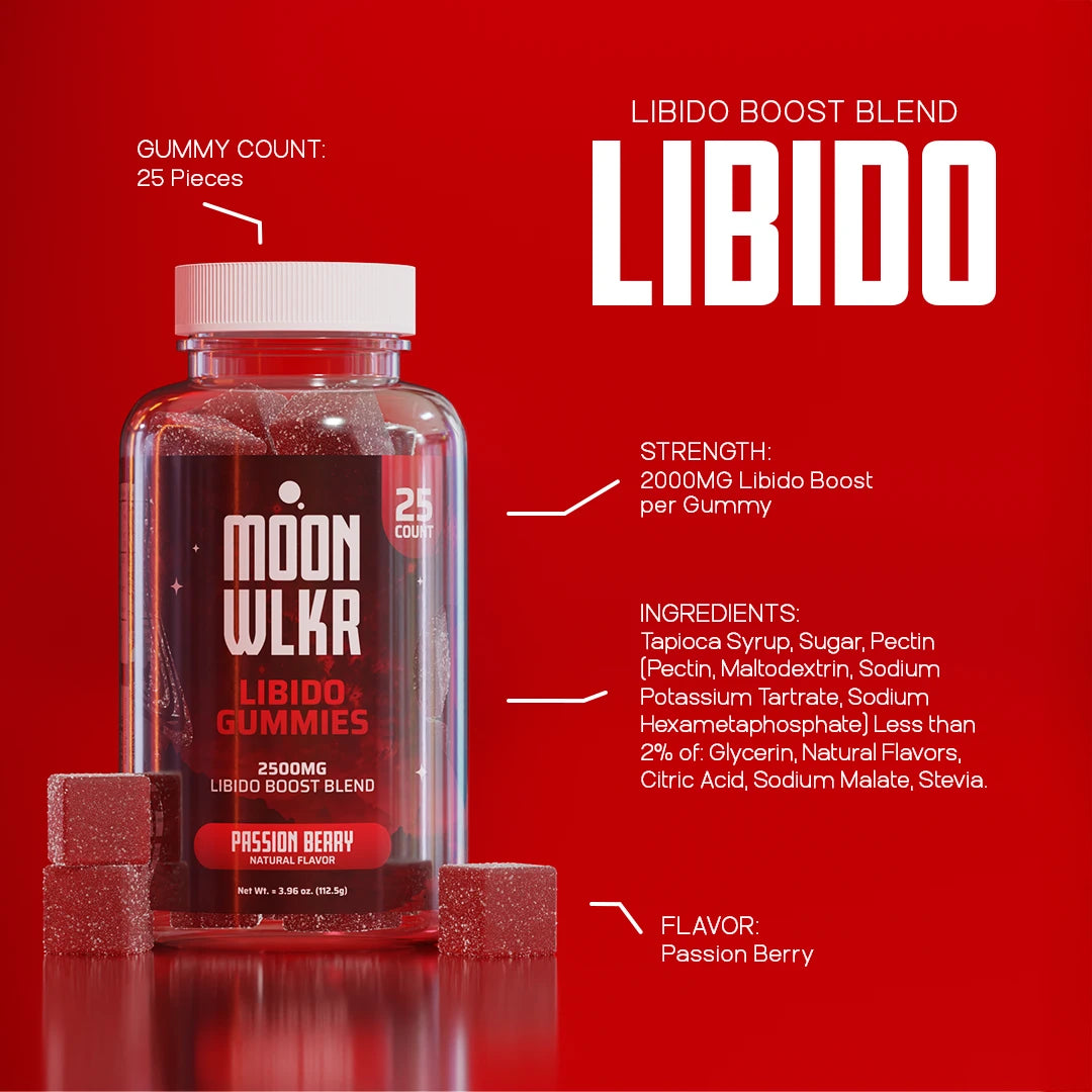 Moonwlkr - Libido Gummies (Passion Berry)