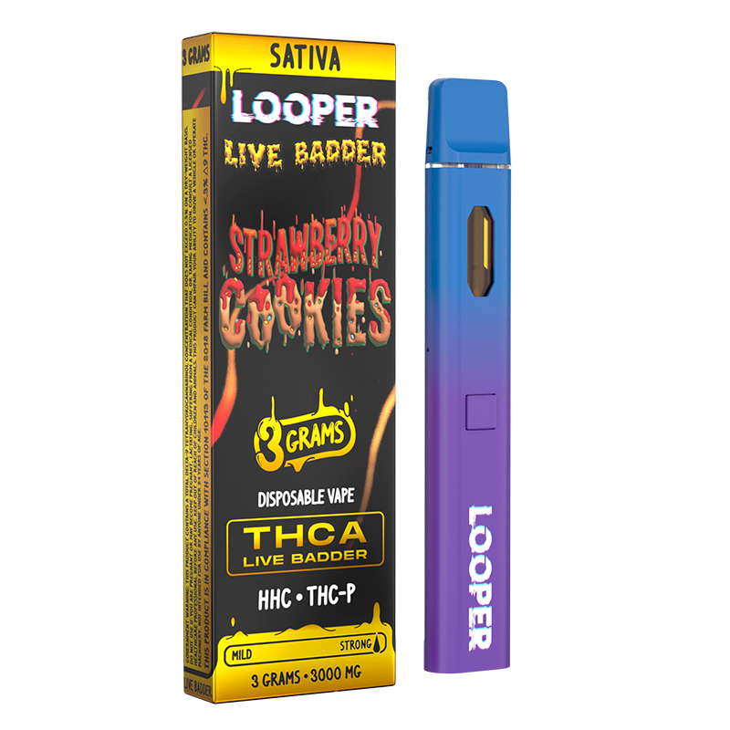 Live Badder 3g Disposable: Strawberry Cookies