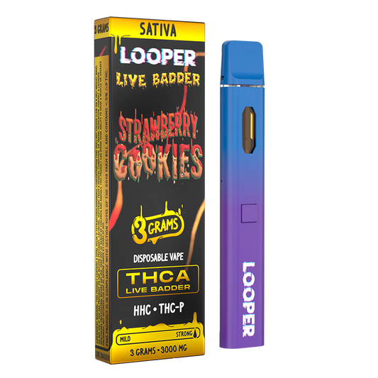 Live Badder 3g Disposable: Strawberry Cookies