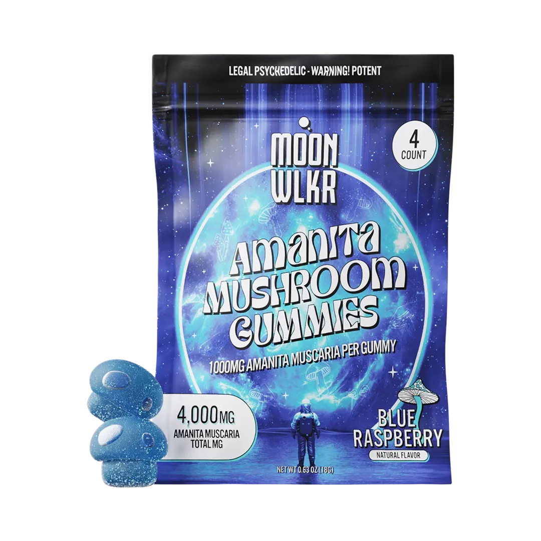 Moonwlkr -  Mushroom Gummies (Blue Raspberry)