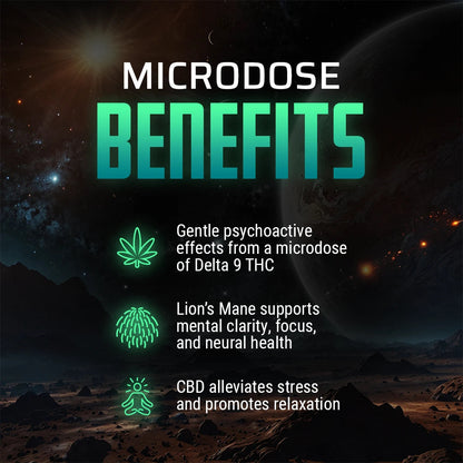 Moonwlkr Microdose Gummies (THC-CBD)