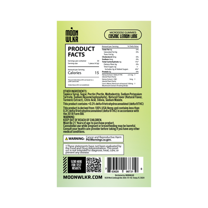 Moonwlkr Microdose Gummies (THC-CBD)
