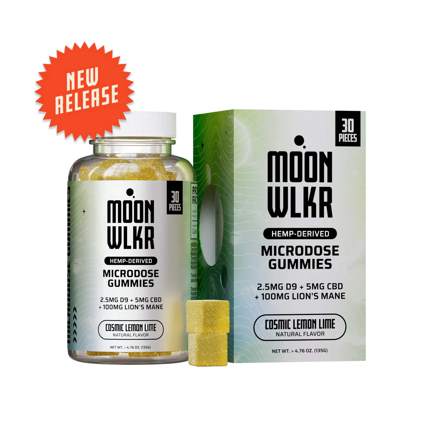 Moonwlkr Microdose Gummies (THC-CBD)