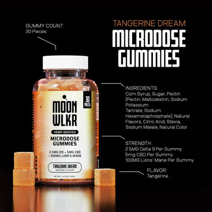 Moonwlkr Microdose Gummies (THC-CBD)