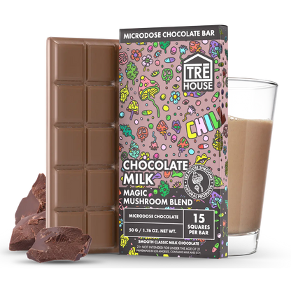 Chocolate Milk Magic Mushroom Chocolate Bar