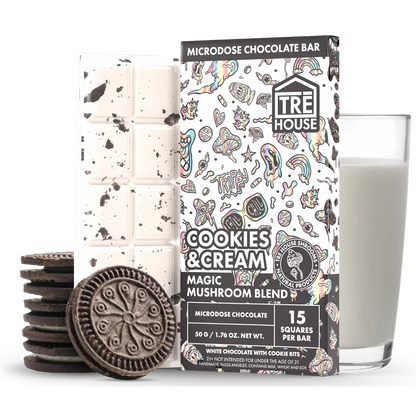 Cookies & Cream Magic Mushroom Chocolate Bar