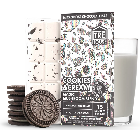 Cookies & Cream Magic Mushroom Chocolate Bar