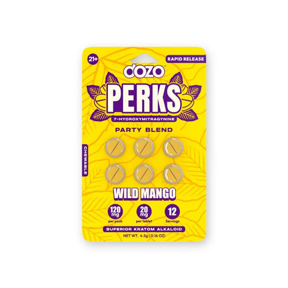 New Dozo PERKS 7-HYDROXYMITRAGYNINE | 6ct (120 mg Per Pack)