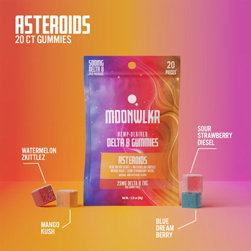 Moonwlkr - D8 THC Gummies